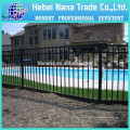 Flat top corrugated metal fence panels / Aluminum swimming pool fence